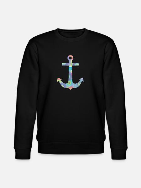 anchor - Stanley/Stella CHANGER Unisex Organic Sweatshirt - black