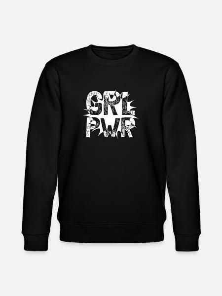 GRL PWR - Stanley/Stella CHANGER Unisex Organic Sweatshirt - black