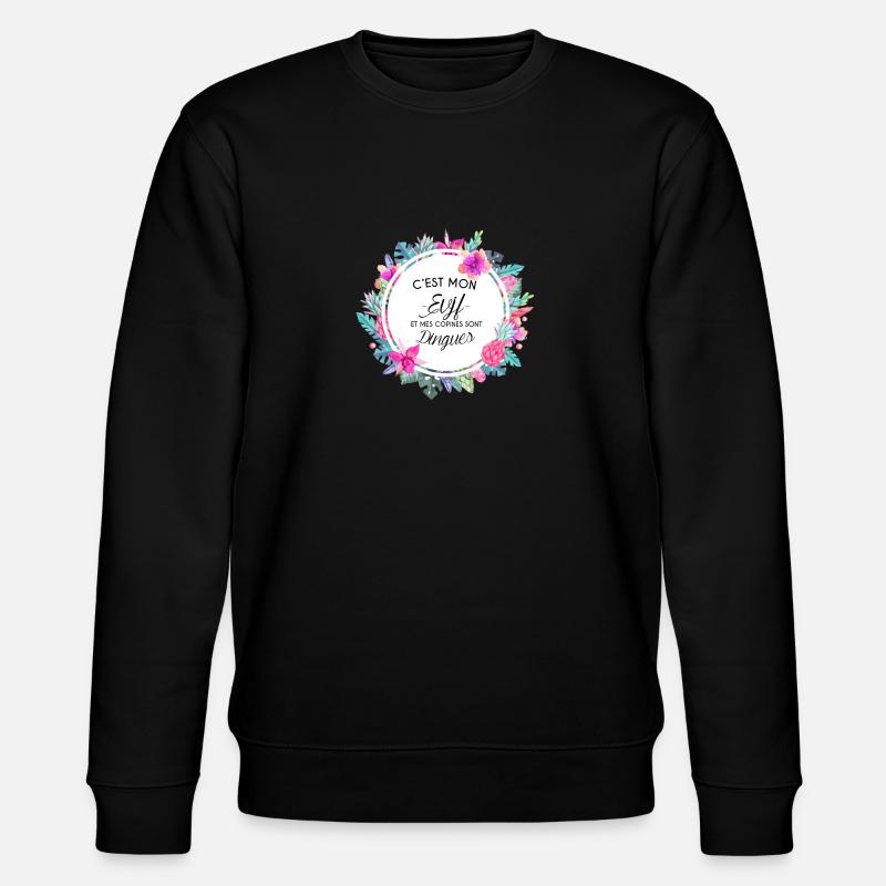 Un EVJF au TOP - Sweat bio CHANGER Stanley/Stella Unisexe - noir