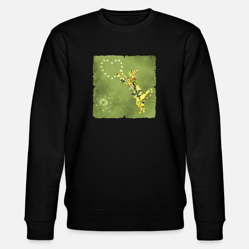 katzi e 277 - Stanley/Stella Unisex Bio-Sweatshirt CHANGER  - Schwarz