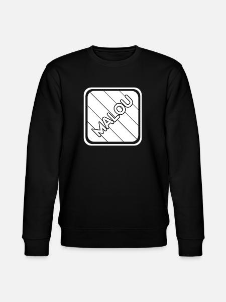 Gift for Malou - Stanley/Stella CHANGER Unisex Organic Sweatshirt - black