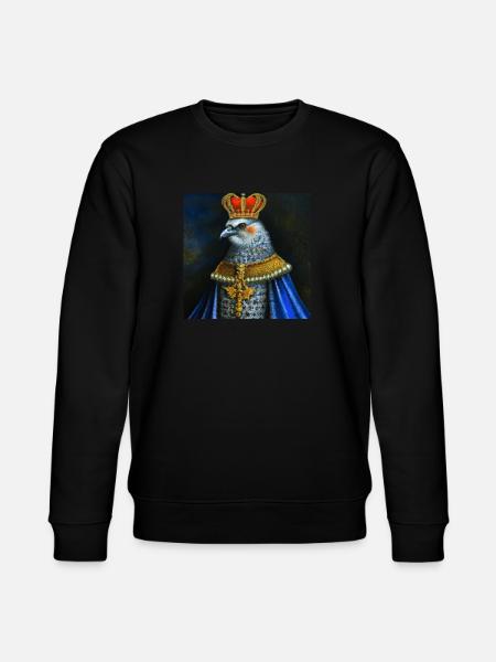 Eagle in the crown - Stanley/Stella CHANGER Unisex Organic Sweatshirt - black