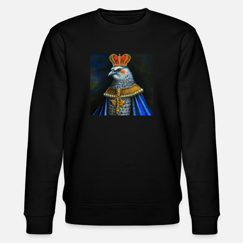 Eagle in the crown - Stanley/Stella CHANGER Unisex Organic Sweatshirt - black