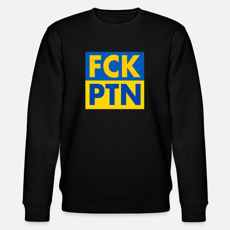 Fck ptn - Stanley/Stella Unisex Bio-Sweatshirt CHANGER  - Schwarz