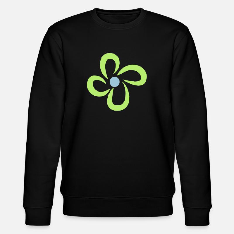 fleur - Sweat bio CHANGER Stanley/Stella Unisexe - noir