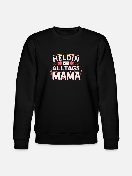 Mors dag - Stanley/Stella økologisk unisex-sweatshirt CHANGER  - sort