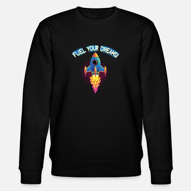 Rocket - Stanley/Stella CHANGER Unisex Organic Sweatshirt - black