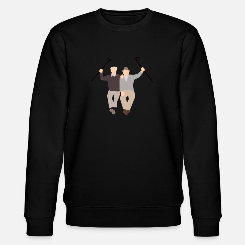 Alte Freunde - Stanley/Stella Unisex Bio-Sweatshirt CHANGER  - Schwarz