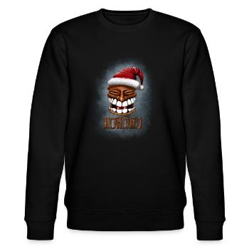 Tiki santa - Sweat bio CHANGER Stanley/Stella Unisexe - noir - Devant - Nik (191cm) & Marisol (170cm)