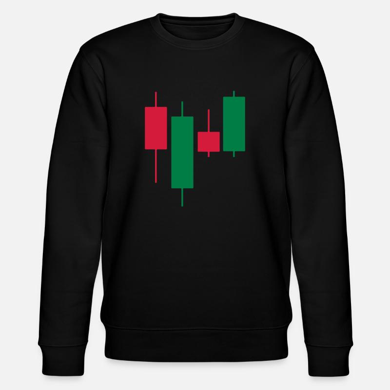 candlesticks - Stanley/Stella CHANGER Unisex Organic Sweatshirt - black