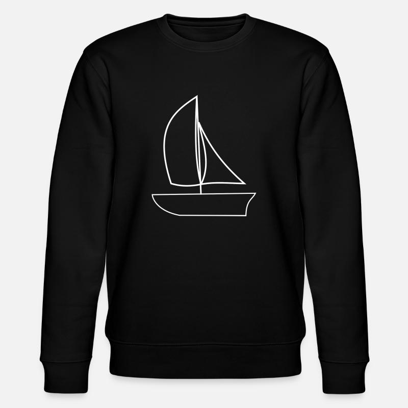 Segeln - Stanley/Stella Unisex Bio-Sweatshirt CHANGER  - Schwarz