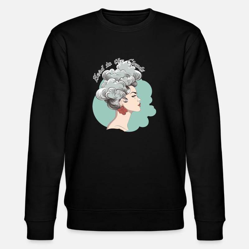 La tête dans les nuages 3 - Sweat bio CHANGER Stanley/Stella Unisexe - noir
