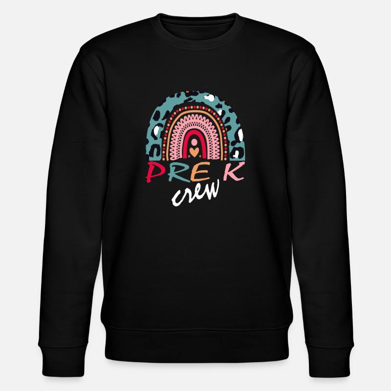 Pre K Crew Gift - Stanley/Stella CHANGER Unisex Organic Sweatshirt - black