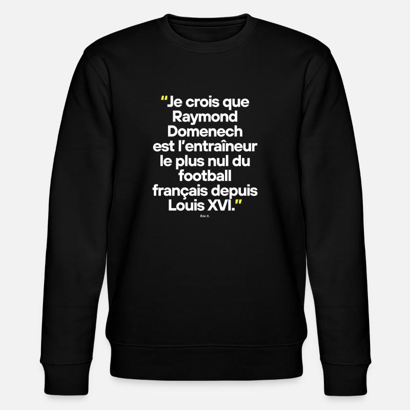 Citation célèbre footballeur - Sweat bio CHANGER Stanley/Stella Unisexe - noir