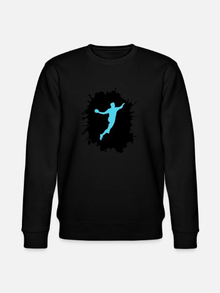 Splatter Handball - Stanley/Stella CHANGER Unisex Organic Sweatshirt - black