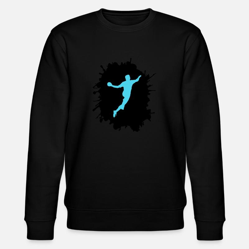splatter handball - Stanley/Stella Unisex Bio-Sweatshirt CHANGER  - Schwarz