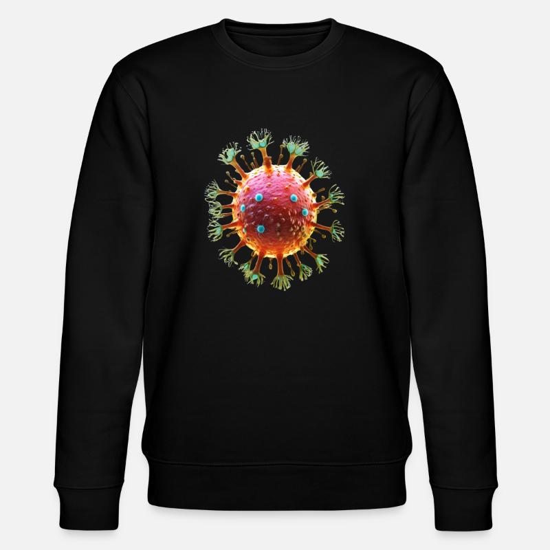 Virus - Stanley/Stella Unisex Bio-Sweatshirt CHANGER  - Schwarz