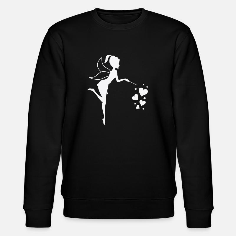 Coeurs d’elfes féeriques - Sweat bio CHANGER Stanley/Stella Unisexe - noir
