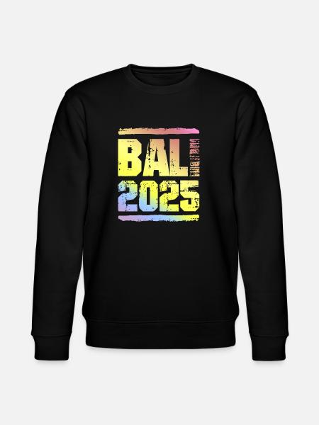 Bali 2025 Bunt - Stanley/Stella Unisex Bio-Sweatshirt CHANGER  - Schwarz
