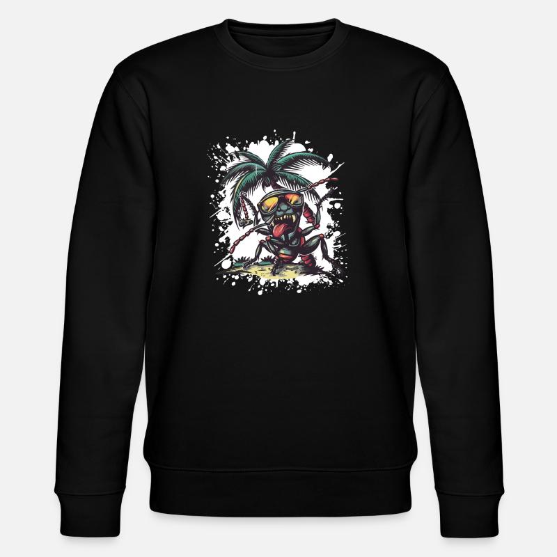 Vacances d’été Ant - Sweat bio CHANGER Stanley/Stella Unisexe - noir