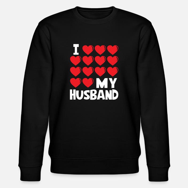 J'aime mon mari - Sweat bio CHANGER Stanley/Stella Unisexe - noir