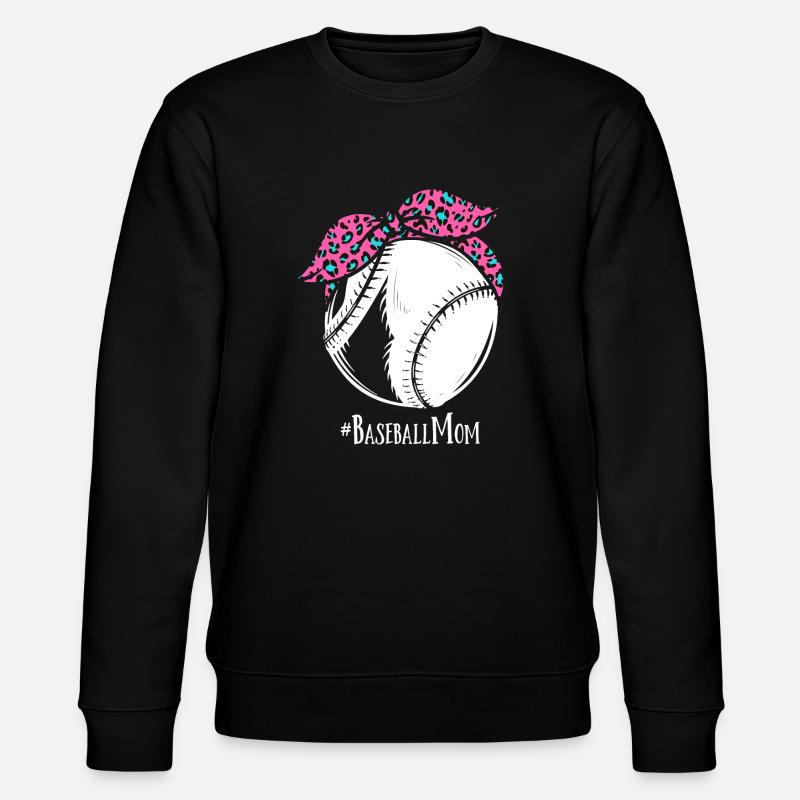 Maman de baseball - Sweat bio CHANGER Stanley/Stella Unisexe - noir