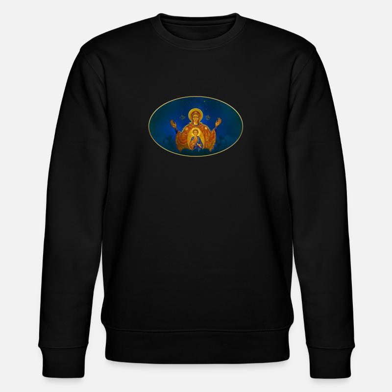 ICONOGRAPHIE ORTHODOXE - Sweat bio CHANGER Stanley/Stella Unisexe - noir