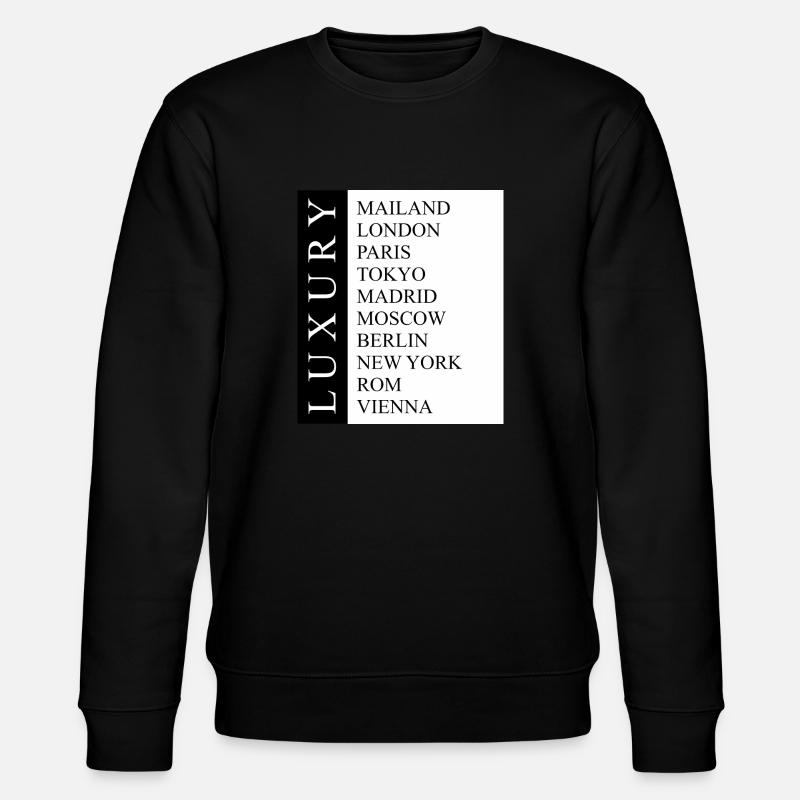 VILLE DE LUXE - Sweat bio CHANGER Stanley/Stella Unisexe - noir