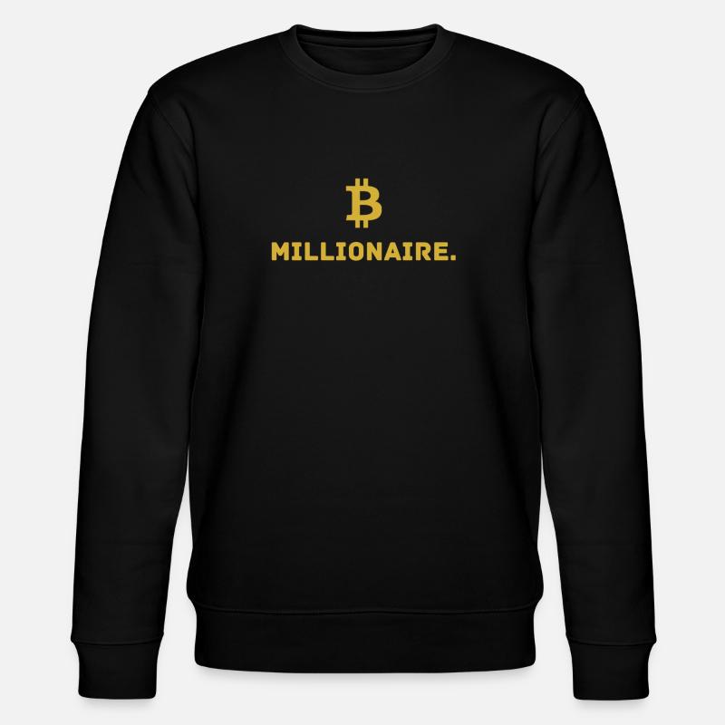 Millionaire. X Bitcoin Millionaire. - Sweat bio CHANGER Stanley/Stella Unisexe - noir