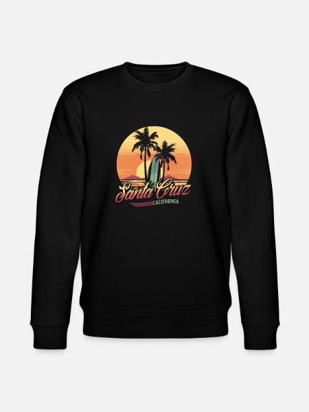 Santa Cruz, California - Stanley/Stella CHANGER Unisex Organic Sweatshirt - black