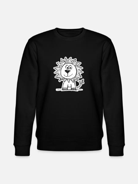 Lion Lion Head - Stanley/Stella CHANGER Unisex Organic Sweatshirt - black