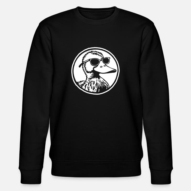 Duck Ducks - Stanley/Stella CHANGER Unisex Organic Sweatshirt - black