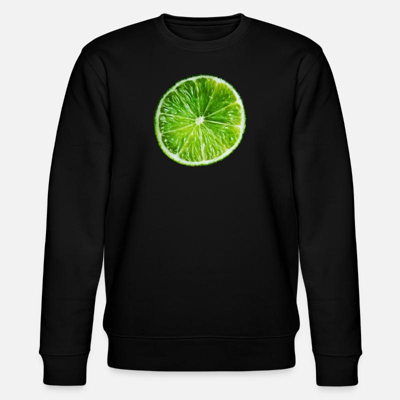 Limette - Stanley/Stella Unisex Bio-Sweatshirt CHANGER  - Schwarz