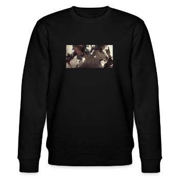 Freiheitsfrau - Stanley/Stella Unisex Bio-Sweatshirt CHANGER  - Schwarz - Vorne - Nik (191cm) & Marisol (170cm)
