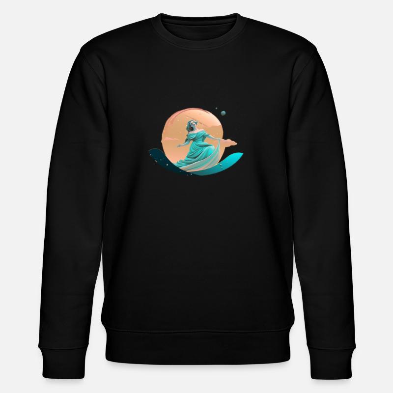 Göttin Venus - Stanley/Stella Unisex Bio-Sweatshirt CHANGER  - Schwarz
