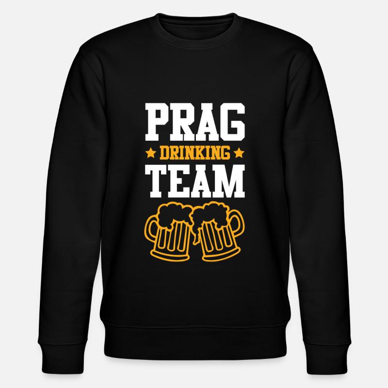 Prague Drinking Team - Stanley/Stella CHANGER Unisex Organic Sweatshirt - black