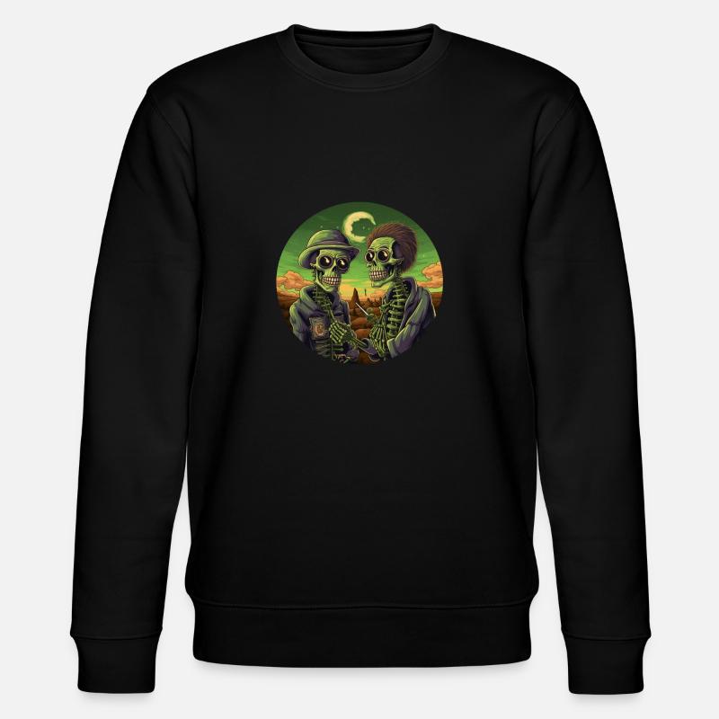 Duo de zombies - Sweat bio CHANGER Stanley/Stella Unisexe - noir