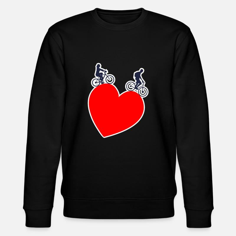 Cadeaux d'amour de vélo - Sweat bio CHANGER Stanley/Stella Unisexe - noir