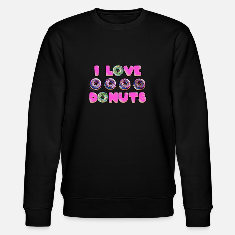 J’adore les beignets - Sweat bio CHANGER Stanley/Stella Unisexe - noir