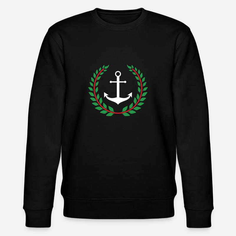 Narcos Sailor Anchor - Sweat bio CHANGER Stanley/Stella Unisexe - noir
