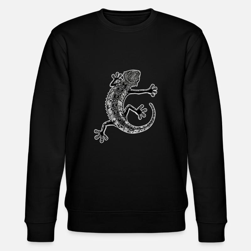 Gecko - Stanley/Stella Unisex Bio-Sweatshirt CHANGER  - Schwarz