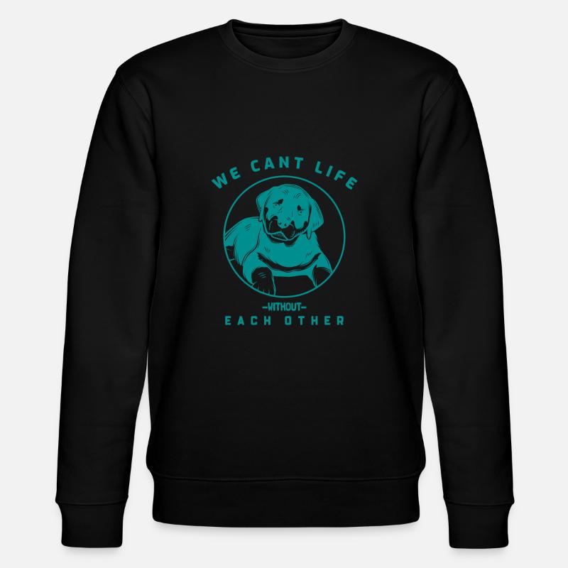 Cant live without each other - Stanley/Stella Unisex Bio-Sweatshirt CHANGER  - Schwarz