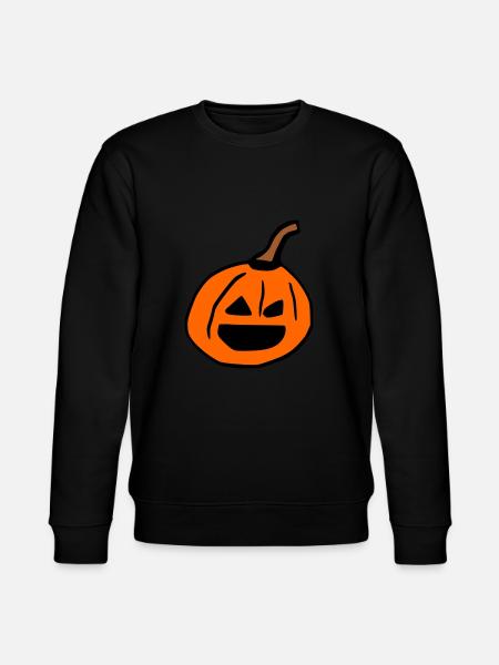 Halloween Pumpkin - Stanley/Stella CHANGER Unisex Organic Sweatshirt - black