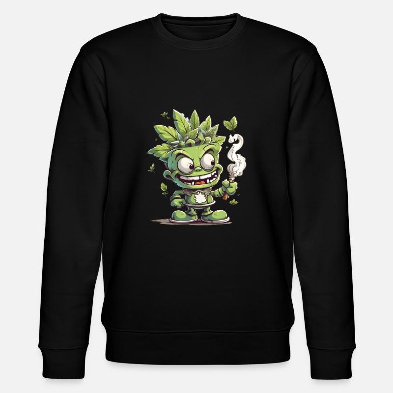 Weedy - Stanley/Stella Unisex Bio-Sweatshirt CHANGER  - Schwarz