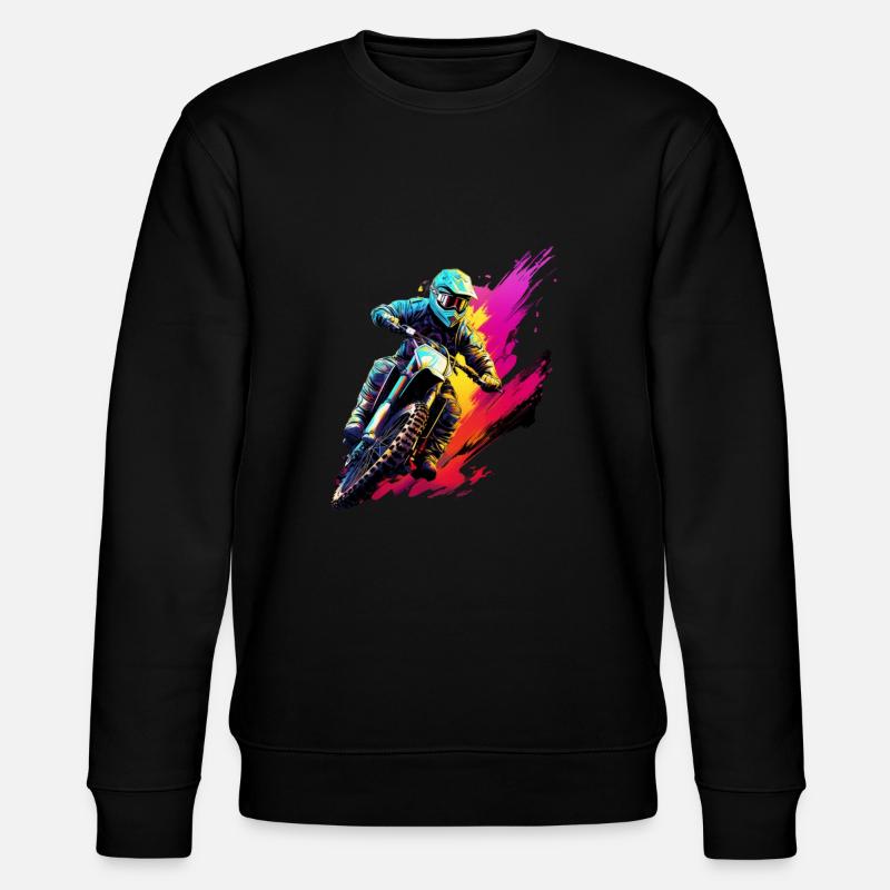 Motorcross - Stanley/Stella Unisex Bio-Sweatshirt CHANGER  - Schwarz