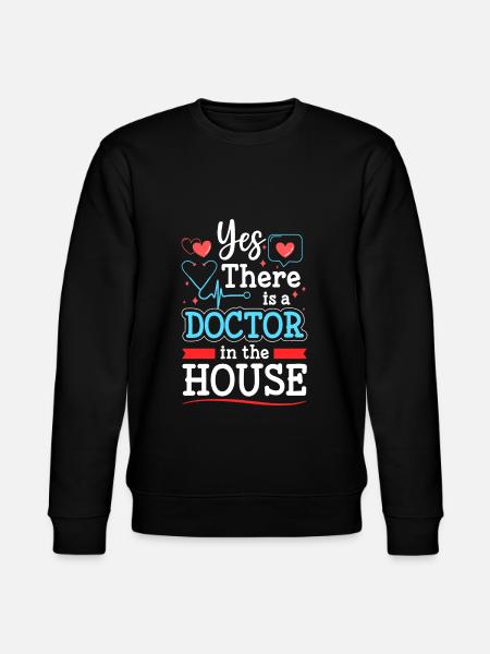 Doctor Student Pain - Stanley/Stella CHANGER Unisex Organic Sweatshirt - black