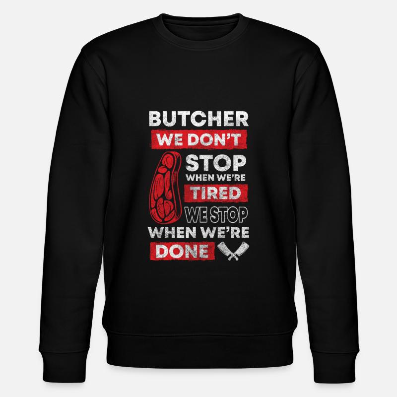 Boucher boucher Schwein - Sweat bio CHANGER Stanley/Stella Unisexe - noir