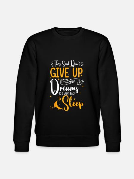 Sleep, late risers, relax, rest - Stanley/Stella CHANGER Unisex Organic Sweatshirt - black