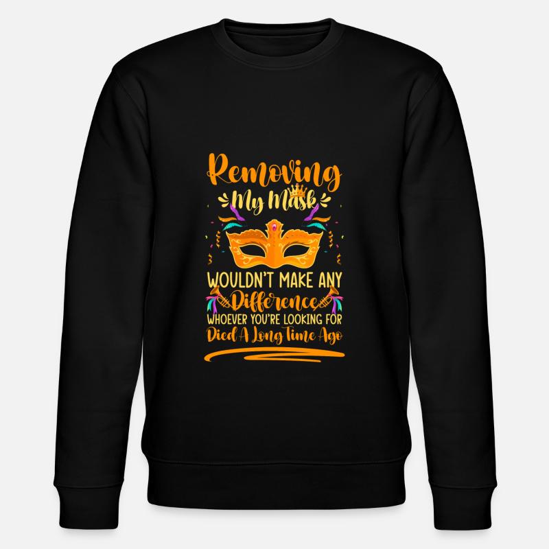 Disguise Party Parade Inconnu - Sweat bio CHANGER Stanley/Stella Unisexe - noir