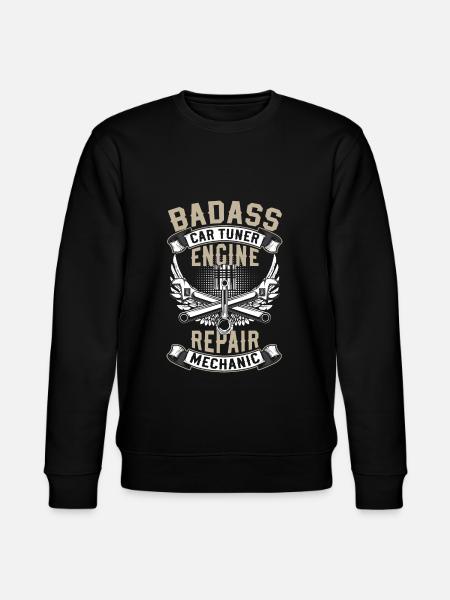Tuner Car Driver Drifting Engine - Stanley/Stella CHANGER Unisex Organic Sweatshirt - black